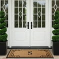 thumbnail image 4 of A1 Home Collections Natural Coir & Rubber Door Mat, Long-Lasting Entrance Doormats for Front Door, Thick & Non-Slip Durable Outdoor Entry Mat 36" x 72", 4 of 7