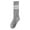 Grey, variant on lnmuld Kids Socks Kids Girls Knee High Fashion Sport Socks with for School and Casual Wear Size:9-12 Years