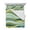 Yellow, variant on Quilts Twin-XL Size Bedding Set, Teal Green Ombre Lightweight Quilted Comforter, Modern Abstract Moire Wave Striped Soft Reversible Bedspread Coverlet with Pillow Covers for All Season, 68" x 98"