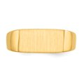 thumbnail image 4 of 14k Yellow Gold 6.5x12.5mm Signet Ring, 4 of 9