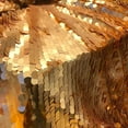 thumbnail image 3 of Paillette Circle Sequins Fabric on Stretch Mesh 52" Wide By The Yard (Gold), 3 of 4