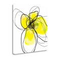 thumbnail image 1 of 35" x 35" Yellow Petals Three By Jan Weiss - Print on Canvas Fabric Multi-Color, 1 of 2