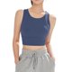 thumbnail image 1 of Mujeres de Color Sólido Cuatro Filas Ajustable Inalámbrico Sujetador Doble Hombro Estilo a Prueba de Choques Yoga Deportes Sujetadores para Mujeres, 1 of 6