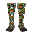 thumbnail image 2 of Picia Women Crew Soft Moisture-wicking Socks Balls Pattern Design Cotton Socks, One Size fit All, 2 of 9