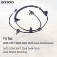 thumbnail image 4 of SCITOO 1 pc Front Left or Right ABS Wheel Speed Sensor Fit for 2006 2007 2008 2009 2010 for Jeep Commander, 2005 2006 2007 2008 2009 2010 for Jeep Grand for Cherokee ALS2113, 4 of 4
