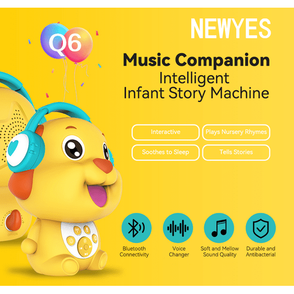NEWYES Intelligent Infant Toys Musical Seahorse Stuffed Animals Baby Toys 6-12 Months with Interactive，Tells Stories Toys for Tummy Time Boys Girls Birthday Gifts