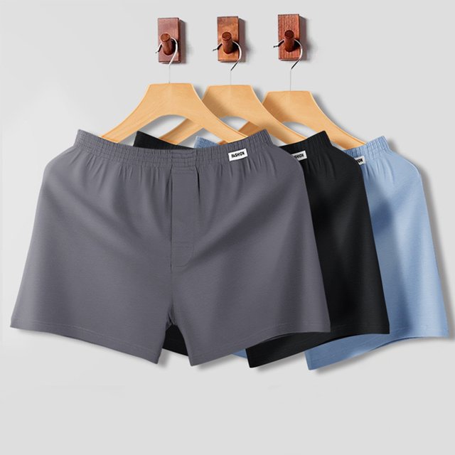 Pantalon de Sommeil Uni pour Homme Shorts Amples Shorts de Pyjama