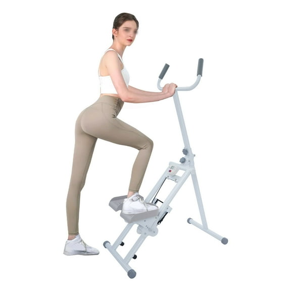 Stair Stepper, Foldable Vertical Stair Climber Machine for Full-Body Workout