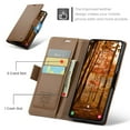 thumbnail image 3 of CaseMe Funda de Cuero para Samsung Galaxy S26+ 5G con Bloqueo RFID, para Samsung Galaxy  S26+ 5G Funda para Mujer y Hombre, Tarjetero con Cierre Magnético, Funda Tipo Folio, Marrón,, 3 of 11
