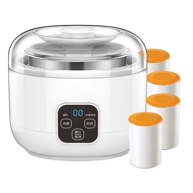 Yogurt Maker, Automatic Digital Yogurt Maker With LCD Display/Touch Switch, 304 Stainless Steel Yogurt Maker For Home Organic Yogurt, Cheese Maker, Natto Maker