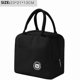 thumbnail image 1 of Lunch Box Bag Bento Box Insulation Package Thermal Picnic Bags Black, 1 of 5