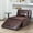 Brown, variant on EJC Modern 4-in-1 Multi-Functional Folding Adjustable Back Velvet Sofa Bed, Suitable for Adults, Brown