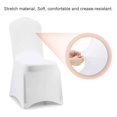 thumbnail image 2 of Fundas de silla de licra, elegante tejido elástico de ajuste universal para sillas de respaldo alto, protección de silla lavable y resistente a las manchas ideal para decoración de eventos (10 piezas), 2 of 5
