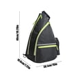thumbnail image 3 of Yhmxh Multifunctional Pickleball Tennis Backpack With Multiple Compartments Padded Shoulder Straps Material For Sports Travel And Outdoor Activities Lightweight & Waterproof Camping Gear, 3 of 5