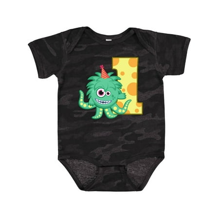 

Inktastic Monster 1st Birthday Gift Baby Boy or Baby Girl Bodysuit