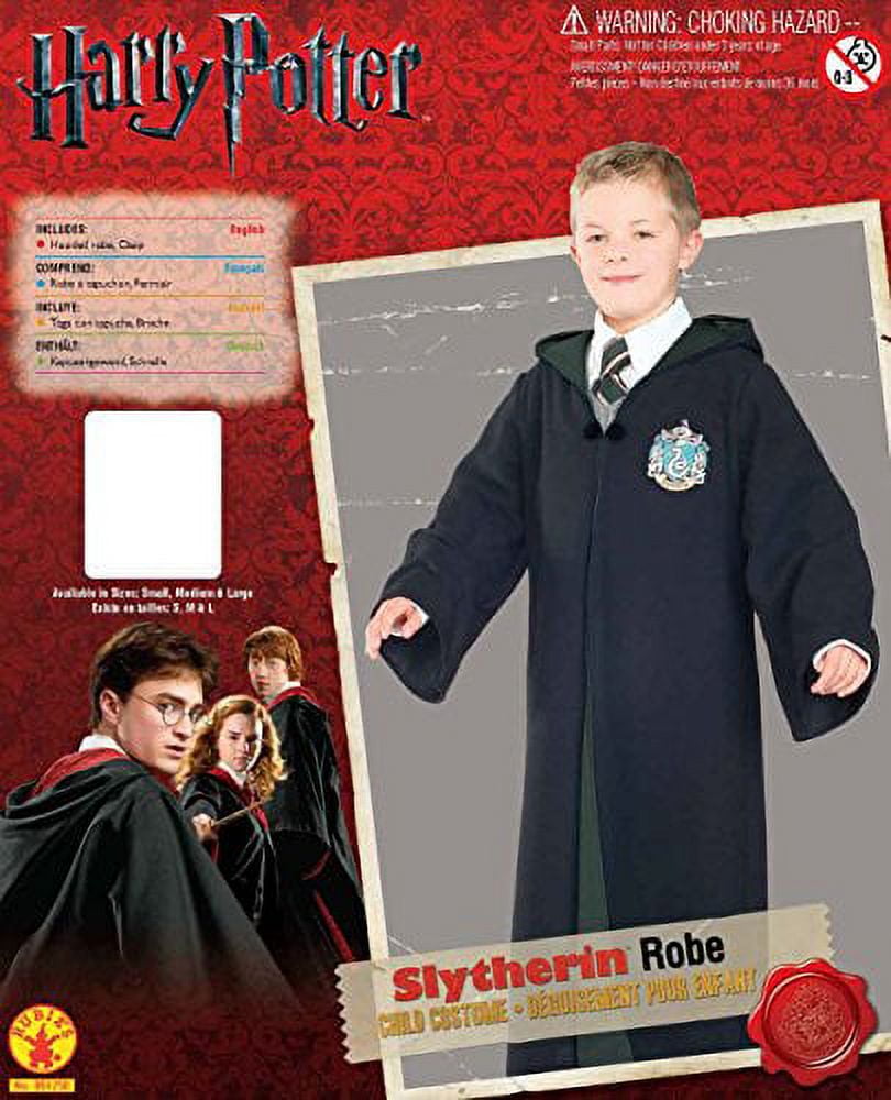 Disguise Childs Harry Potter Prestige Slytherin Robe - Medium 7-8