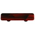 thumbnail image 1 of Tiroir d'Armoire en Verre Rectangle Rouge Brique Noire - Poteau en Aluminium, 1 of 1