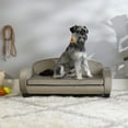 thumbnail image 3 of Paws & Purrs Multi-Cat Sofa Elevated Pet Bed for Indoor Cats Raised Cats Couch with Removable Washable Mattress Cover for Kittens, Dogs - 35.5" Wide, Ash, 3 of 11