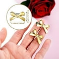 thumbnail image 2 of Gold Bow Hair Clip, 8Pcs Mini Cute Bow Hair Claw Clips Small Bangs Gold Broken Hairpin For Women Girls Mini Bowknot For Styling Accessories, 2 of 8