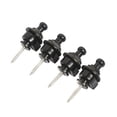 thumbnail image 2 of Shisuyan Guitar Strap Locks Round Head Guitar Strap Button Lock Black 4Set, 2 of 3