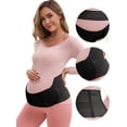 thumbnail image 3 of DARING DIVA Women's 3 in 1 Supportive Abdominal Belly Band M Black, 3 of 6