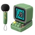 thumbnail image 1 of Divoom DitooMic - Bocina bluetooth con microfono, función Karaoke, Color Verde, 1 of 5