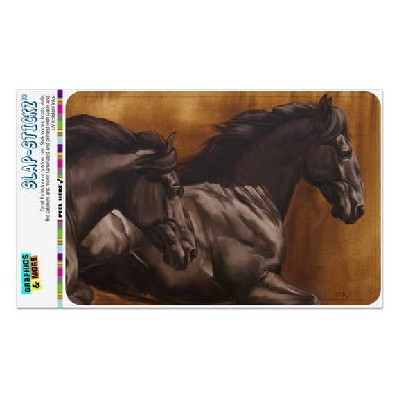 Black Horse Racing Home Business Office Sign