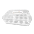 thumbnail image 4 of Egg Container Kitchen Egg Container Drawer Egg Fresh Storage Box Egg Holder for 1 Layer and Clear, 4 of 9