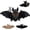 Bat-Black, variant on MorisMos 15" Bumblebee Stuffed Animals, Glow in Dark Stuffed Bee with Babies Plush Toys