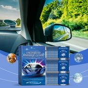 Car Windshield Washer Fluid Concentrate Tablets Solid Windshield Effervescent Wiper Tablet for Car Room Kitchen Window Glass Cleaning