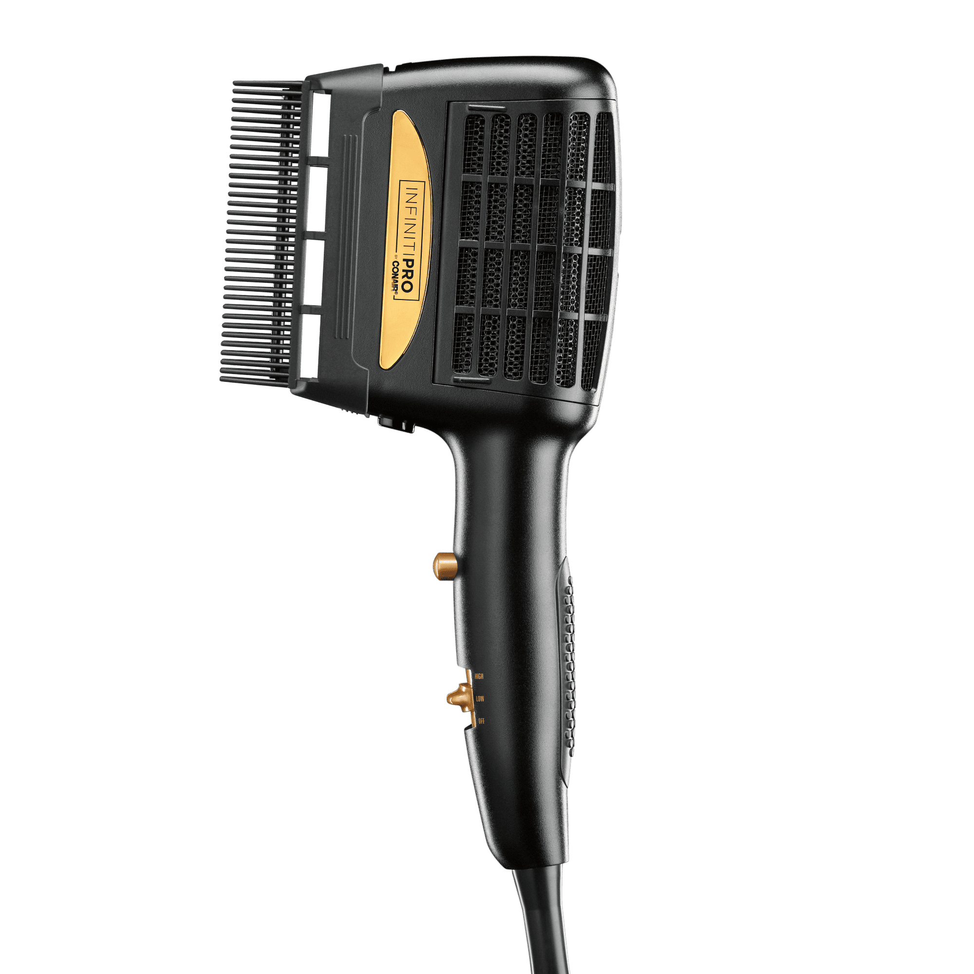 InfinitiPRO by Conair Gold 1875W 3-in-1 Styler Dual Switch Dryer