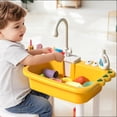 thumbnail image 2 of SgJHXb Kids' Pretend Play Kitchen Set With Storage & Dishwashing/Vegetable Washing Accessories Multiple Colors, 2 of 6