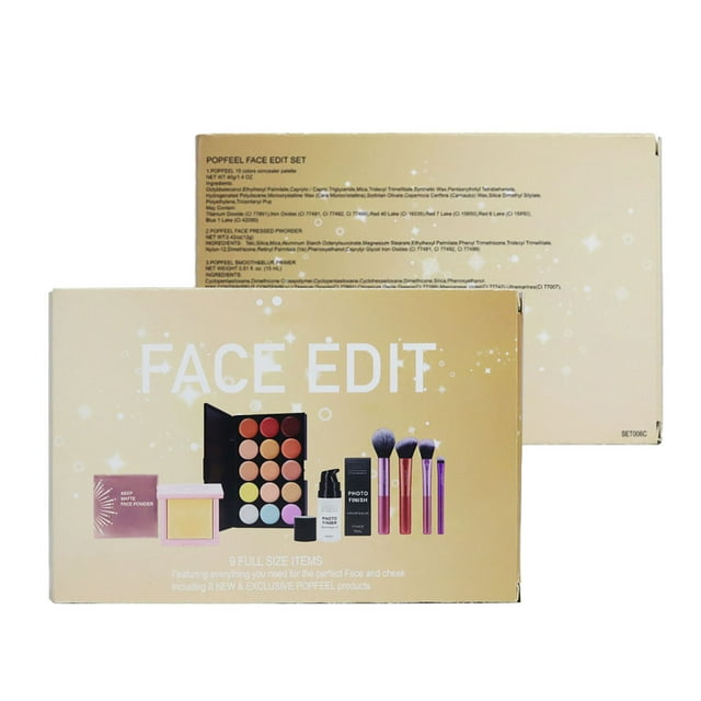 Face & Lip Glamour Set Complete Makeup Kit Beauty Tools for 20ml