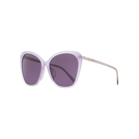 Jimmy Choo Butterfly Sunglasses Ele/F/S B3VUR Transparent Violet 59mm