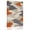 Orange, variant on Canvas Wall Art, Yellow Abstract Framed Canvas Prints for Bathroom Desk, Boho Retro Zigzag Ikat Wave Modern Small Gallery Wrapped Wall Decor for Home Office, Gifts, 8"x8" Ship Next Day