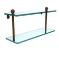 thumbnail image 3 of Prestige Regal Collection Two Tiered Glass Shelf - Matte Gray / 16 Inch, 3 of 7