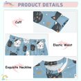 thumbnail image 4 of Dailycode Cotton Pajama Set Snug Fit Long Sleeve Top and Pants for 18M-8Y Sleeping Cat Faces, 4 of 7