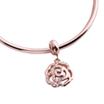 thumbnail image 2 of Charm para Pulsera LuckyLy, Dije de Flor, Acero Inoxidable y Zirconia Cúbica, Modelo Daisy rosa UNITALLA, 2 of 8