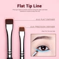 thumbnail image 3 of Eyeliner Brush Set, Professional Eye Liner Makeup Brushes 11pcs, Angled Flat Definer Ultra Fine Bent Pencil Point Eyeliner Brushes for Precision Liner, T324, 3 of 4