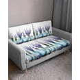 thumbnail image 3 of Spring Lavender Floral Sofa Couch Cushion Covers Washable, Removable Stretchable Sectional Couch Covers, Botanical Watercolor Flower Vase Slipcovers for L & T Shape Sofa Protector M Size 1 pc, 3 of 7