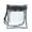 Black, variant on Clear Bag Stadium Approved Clear Crossbody Bag for Women Men Transparent Plastic Purse for Sports Events Festivals, Black