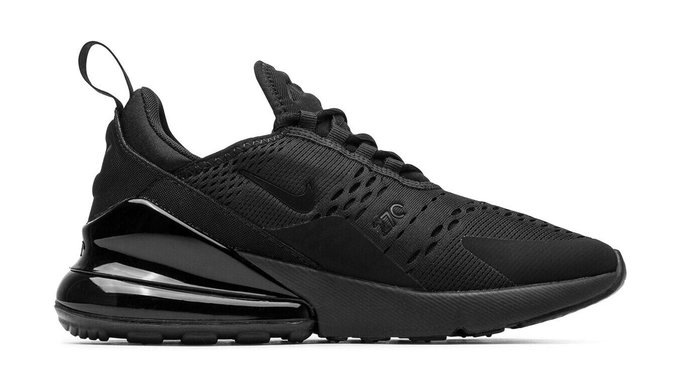 Nike Air Max 270 AH6789-006 Women's Triple Black Athletic Sneaker Shoes RS322 (8)