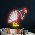 thumbnail image 4 of Handmadetneonsign I Got A Red Dress On Tonight Neon Sign, Chicken Led Sign, Chicken Neon Light, 4 of 5