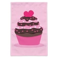 thumbnail image 1 of Strawberry Chocolate Cupcake Love Heart Garden Yard Flag, 1 of 3