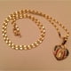 thumbnail image 2 of TBK Collar De Oro De 18 Quilates Con Colgante Clásico De Corazón De Virgen María Cruz Redondo Allah Amuleto Joyería, 2 of 4