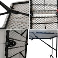 thumbnail image 4 of Techtongda Rectangle White Portable Centerfold Folding Table Tailgating Camping and Outdoor Table, 4 of 12