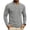 Gray, variant on Long Sleeve T Shirts for Man Classic Half Button Placket Henley Shirts Comfort Regular Fit Casual Pullover Top Versatile Trendy Solid Color Basic Tee for Sports & Daily Wear M