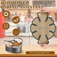 thumbnail image 4 of Reusable Baking Mat for 9-inch Springform Pans – Food-Grade Silicone Mesh Mat to Prevent Cake and Cheesecake Leaks, 4 of 10