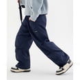thumbnail image 5 of CPNG Teenagers Kids Boy's Autumn and Winter Hiking Pants Youth Fleece Lined Thickened Warm Windproof and Waterproof Trousers(Navy,13-14 Years), 5 of 7