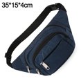 thumbnail image 2 of Bolso de pecho informal para hombre, riñonera a rayas para teléfono móvil, Mochila deportiva cruzada de un solo hombro a la moda, 2 of 5